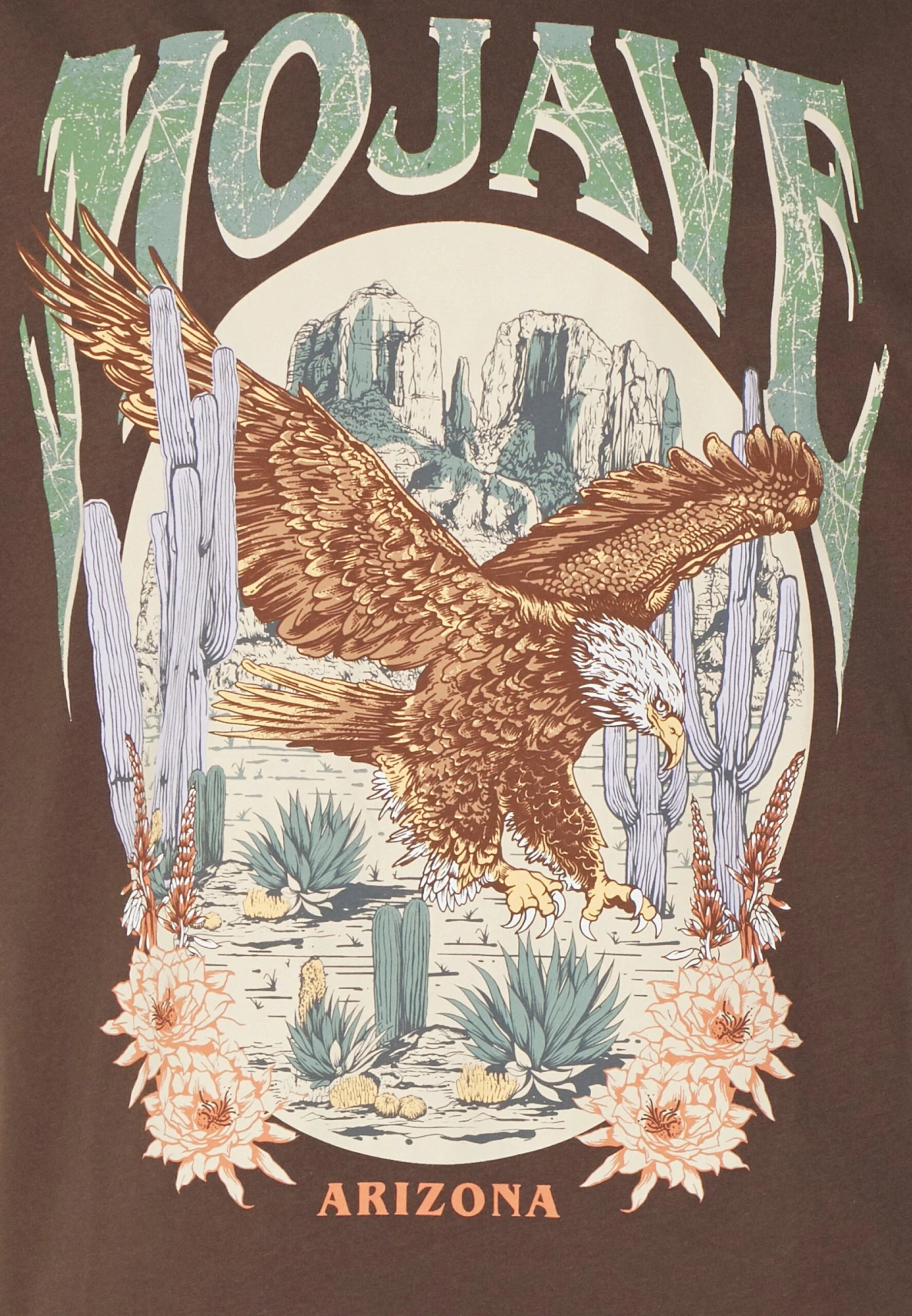 YOURTURN Unisex - T-Shirt Print - Brown - Afbeelding 5