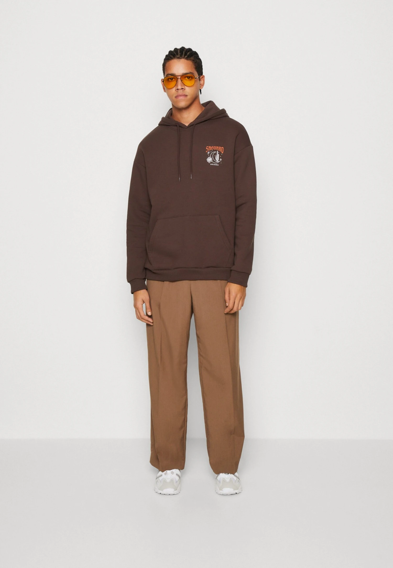 YOURTURN Unisex - Hoodie - Brown - Afbeelding 2