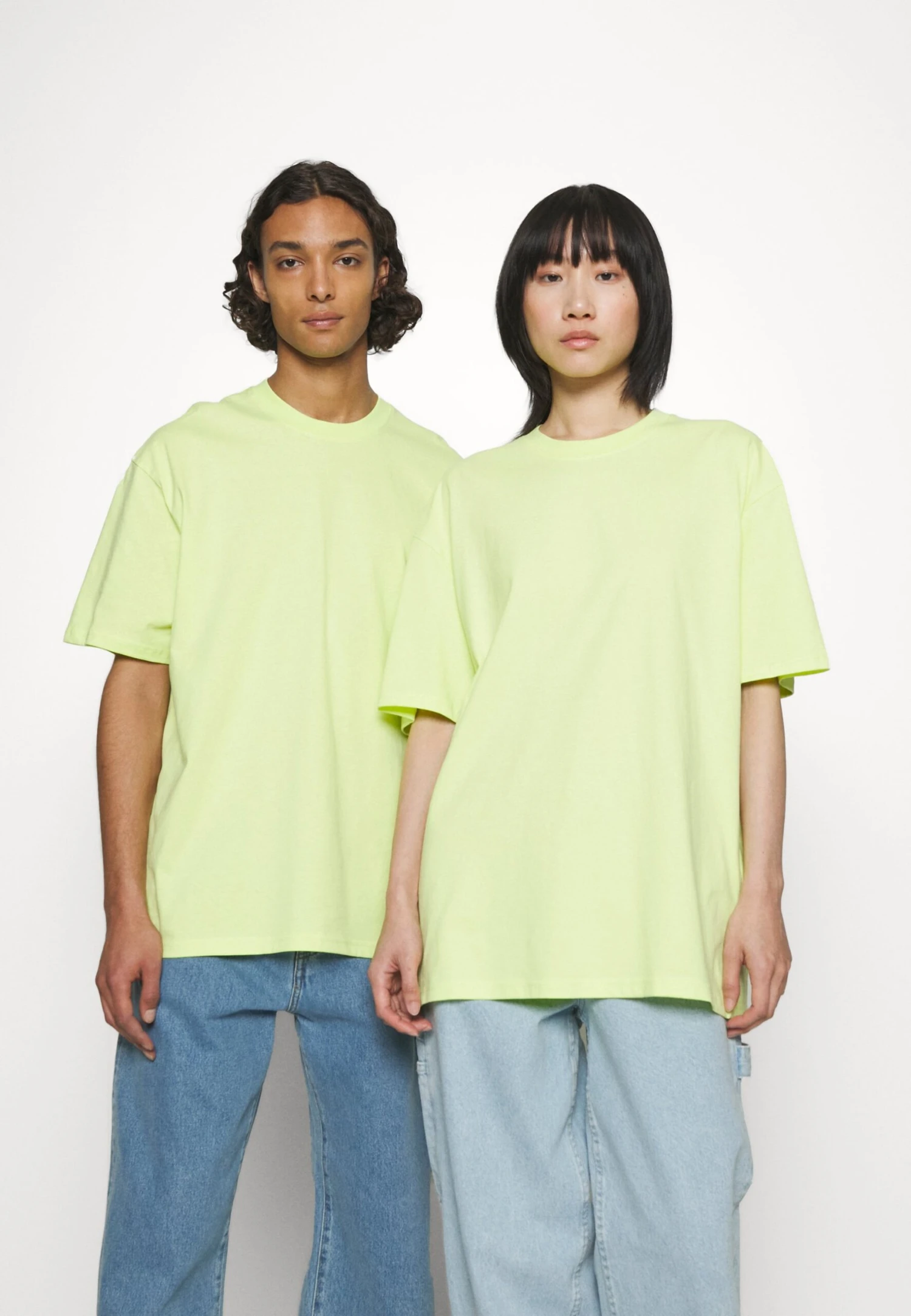 YOURTURN Unisex - T-Shirt Print - Light Yellow