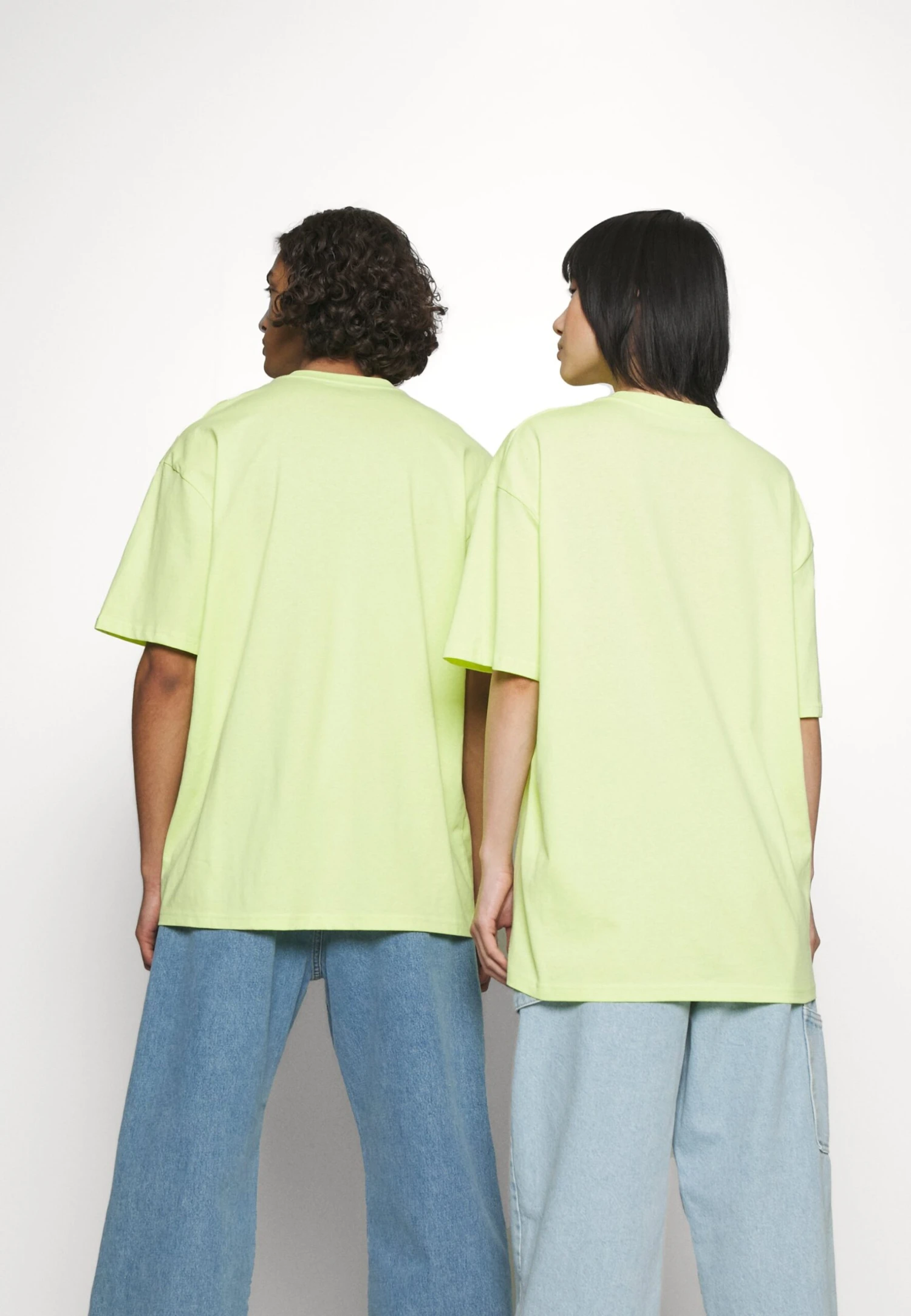 YOURTURN Unisex - T-Shirt Print - Light Yellow - Afbeelding 3