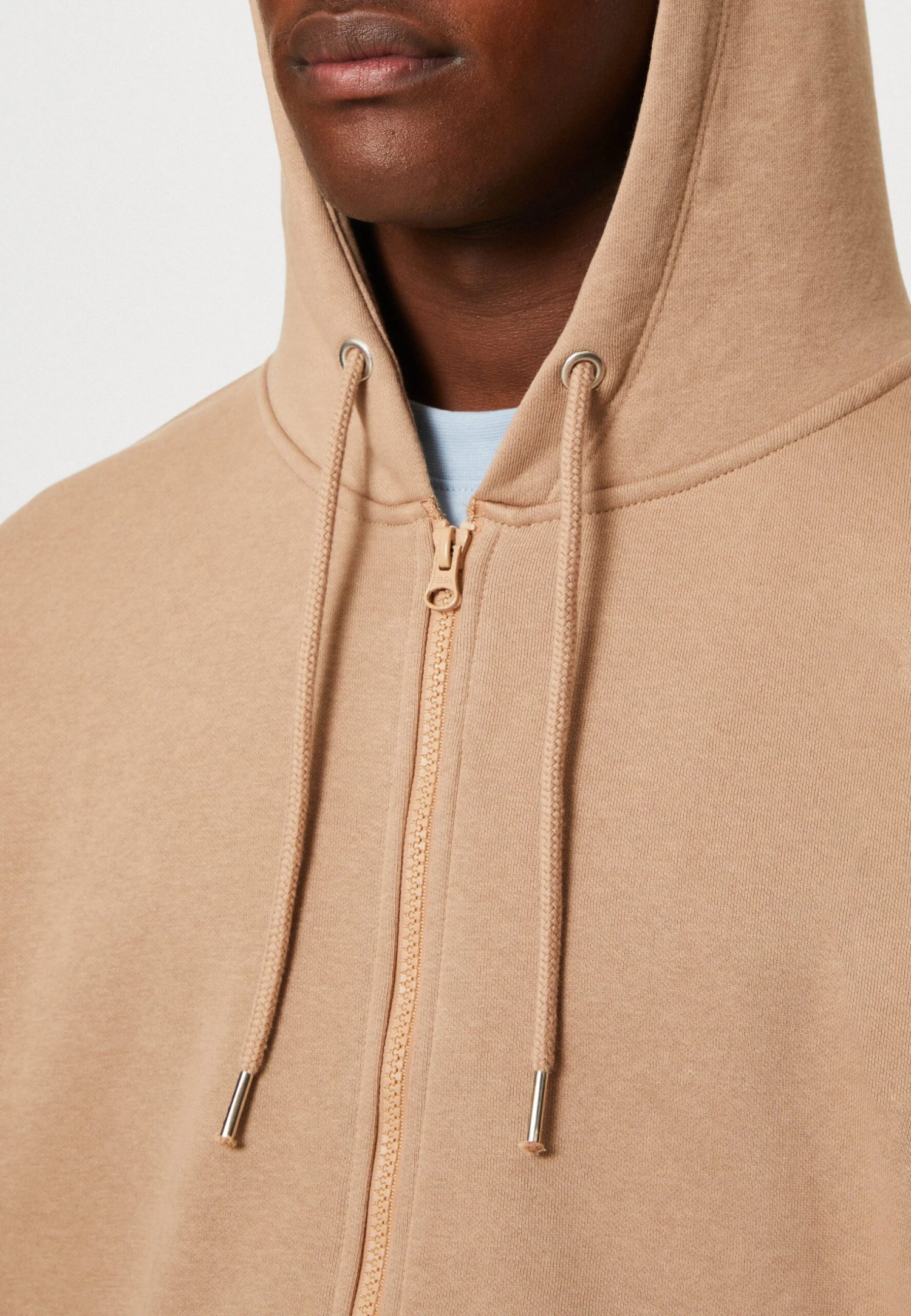 YOURTURN Unisex - Sweater Met Rits - Tan - Afbeelding 6