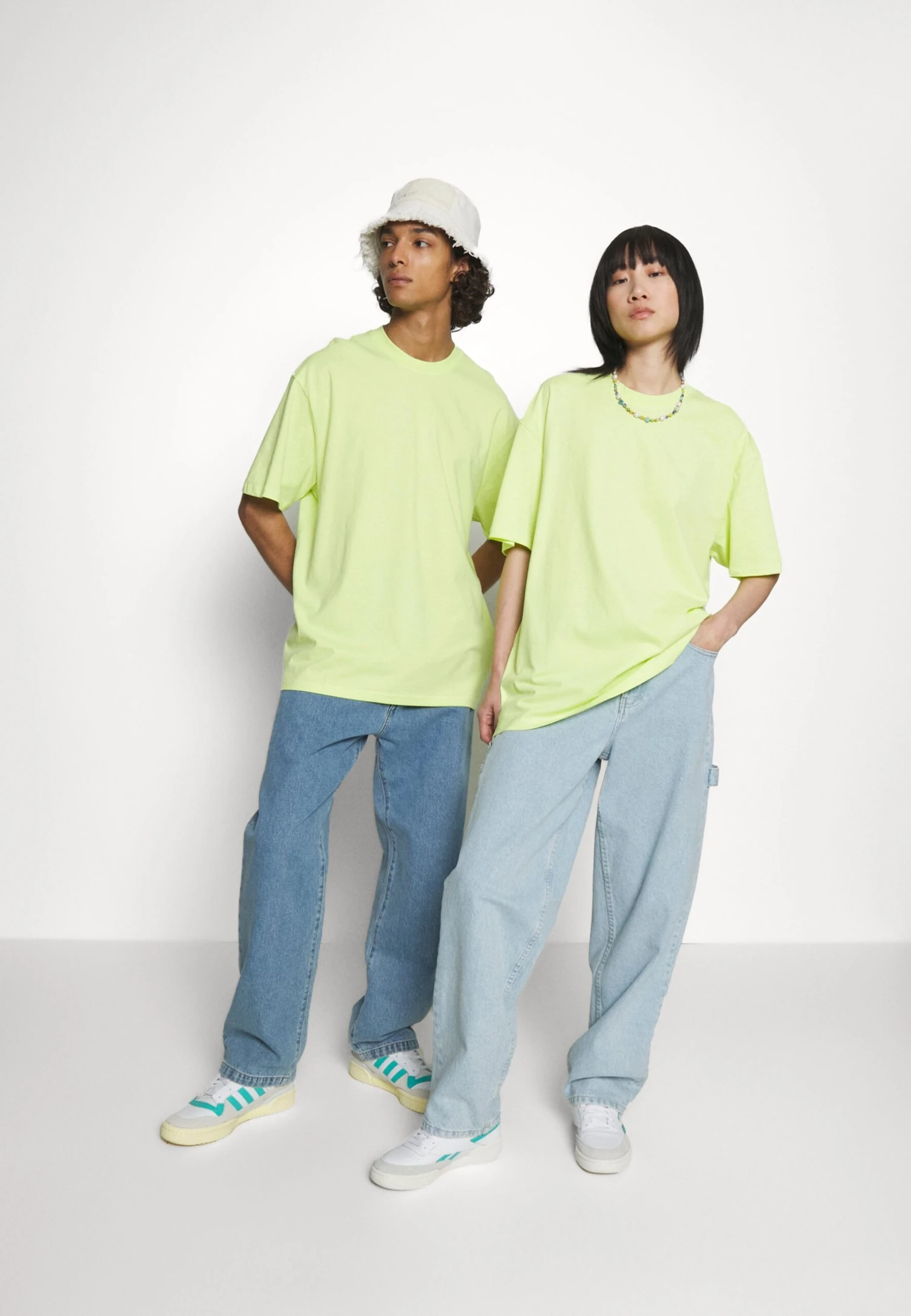 YOURTURN Unisex - T-Shirt Print - Light Yellow - Afbeelding 2