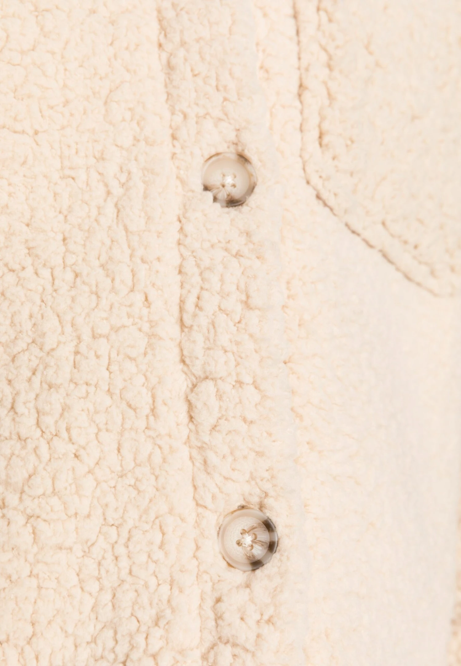 YOURTURN Sherpajacket Unisex - Fleecejas - Tan - Afbeelding 5