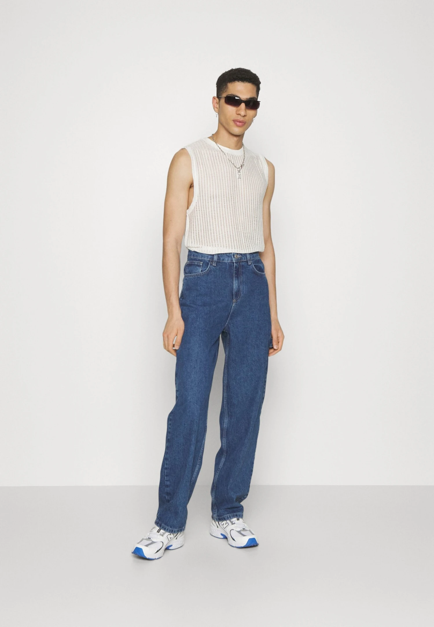 YOURTURN Unisex - Relaxed Fit Jeans - Dark Blue Denim - Afbeelding 2