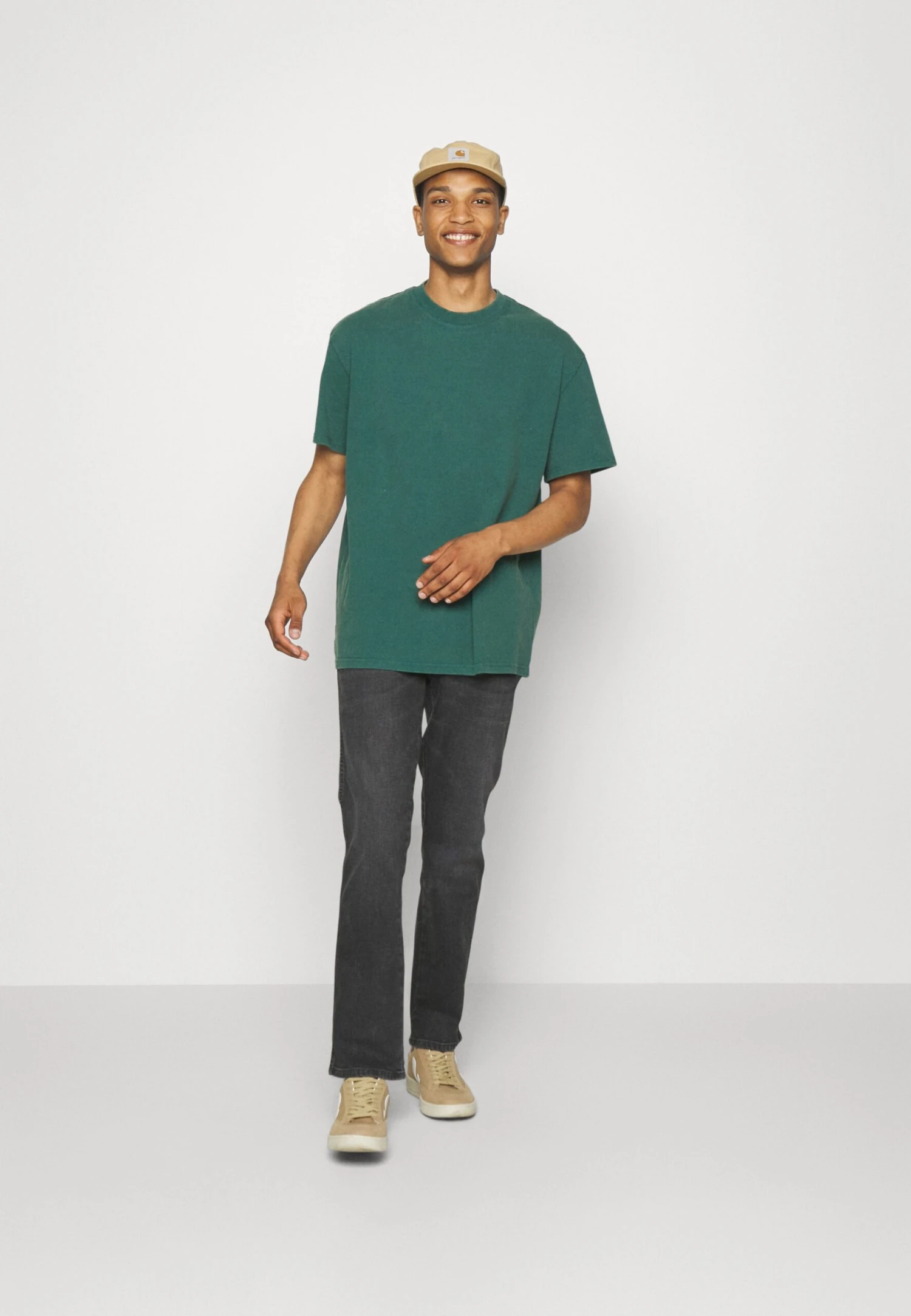 YOURTURN Unisex - T-Shirt Basic - Dark Green - Afbeelding 2